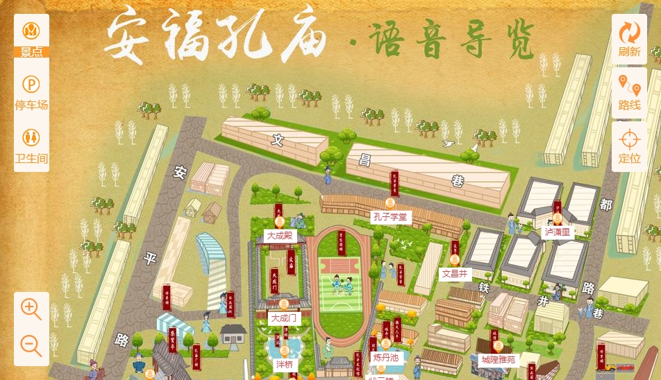 独山手绘地图：智慧景区智能化服务的延伸